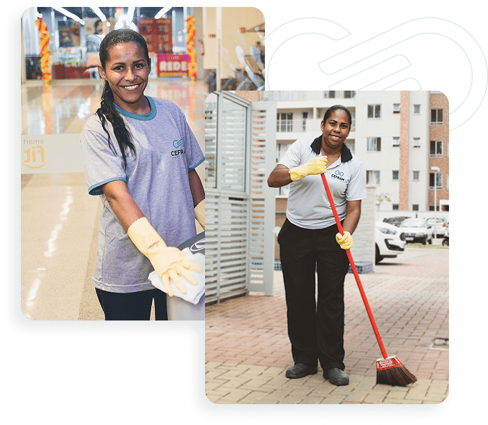 equipe de limpeza CEFRAM Conservadora em Belo Horizonte