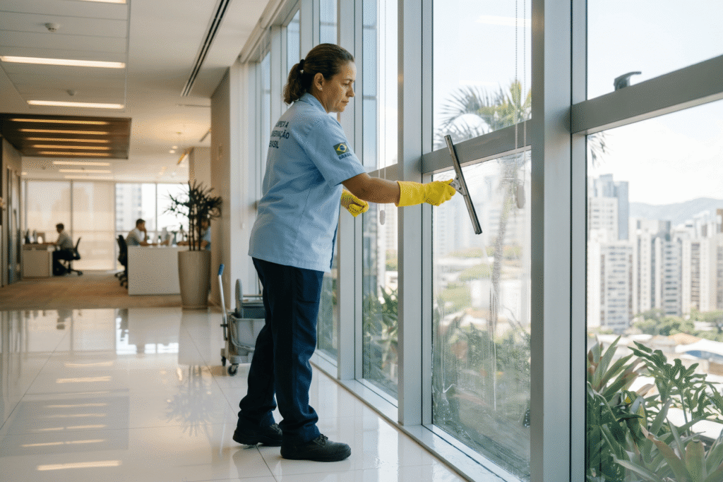 limpeza terceirizada em escritório em BH