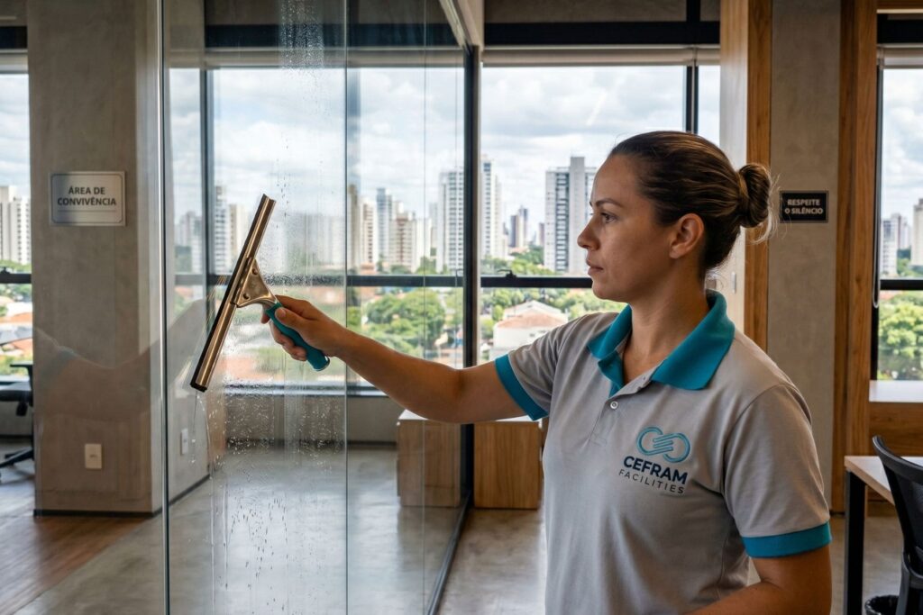 limpeza de vidros em empresa em Belo Horizonte
