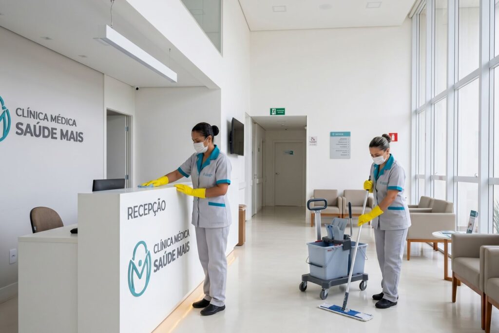 empresa de limpeza para clínica em BH
